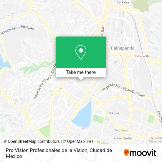 Pro Vision Profesionales de la Vision map