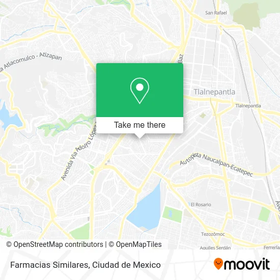 Mapa de Farmacias Similares