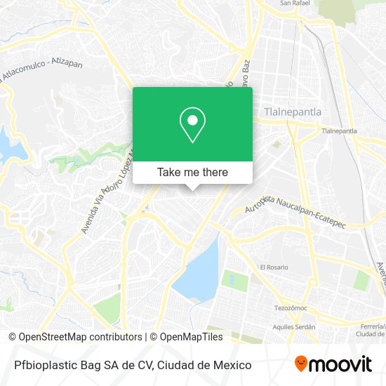 Pfbioplastic Bag SA de CV map