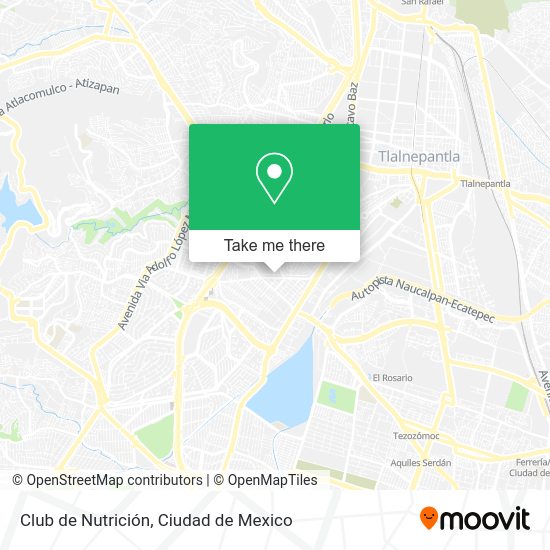 Mapa de Club de Nutrición