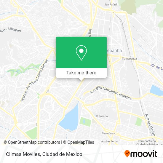 Climas Moviles map