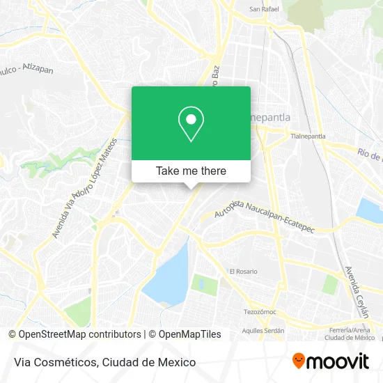 Mapa de Via Cosméticos