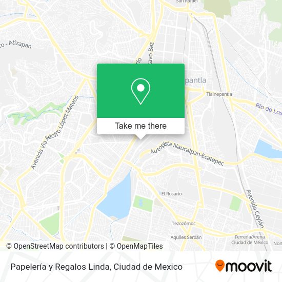 Papelería y Regalos Linda map