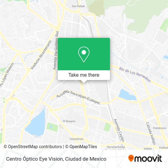 Mapa de Centro Óptico Eye Vision