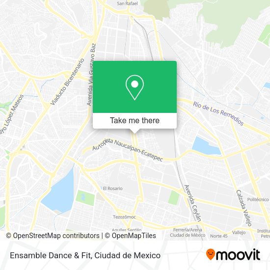 Ensamble Dance & Fit map