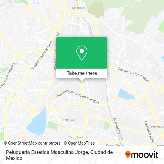 Peluqueria Estética Masculina Jorge map