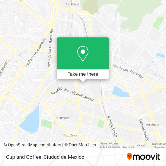 Cup and Coffee map