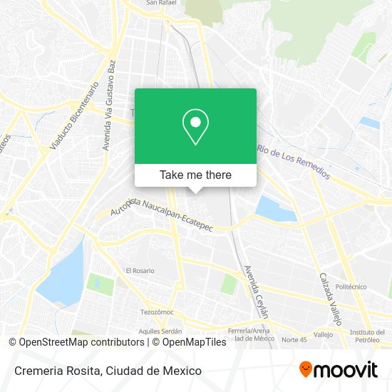 Mapa de Cremeria Rosita
