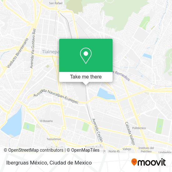 Mapa de Ibergruas México