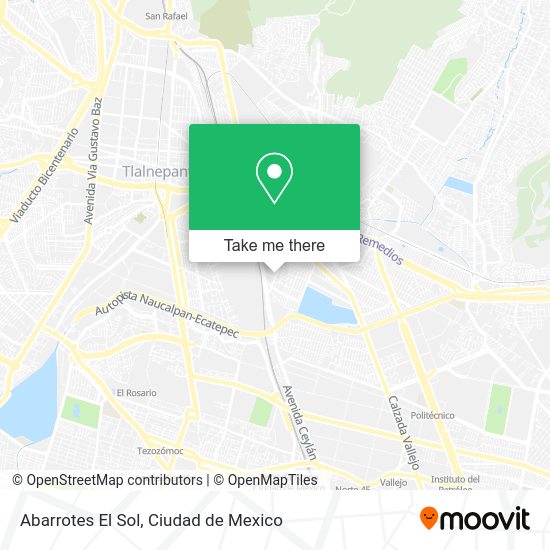 Mapa de Abarrotes El Sol