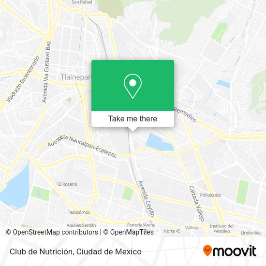 Club de Nutrición map