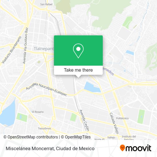Miscelánea Moncerrat map