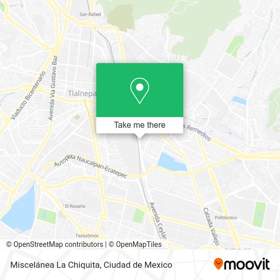 Mapa de Miscelánea La Chiquita