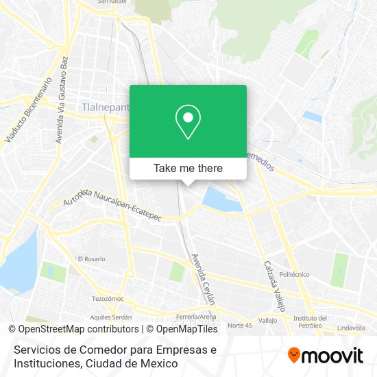 Servicios de Comedor para Empresas e Instituciones map