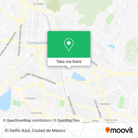 Mapa de El Delfín Azul