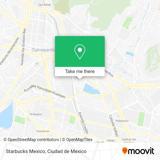 Starbucks Mexico map