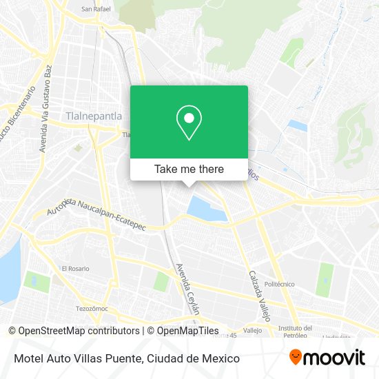Mapa de Motel Auto Villas Puente