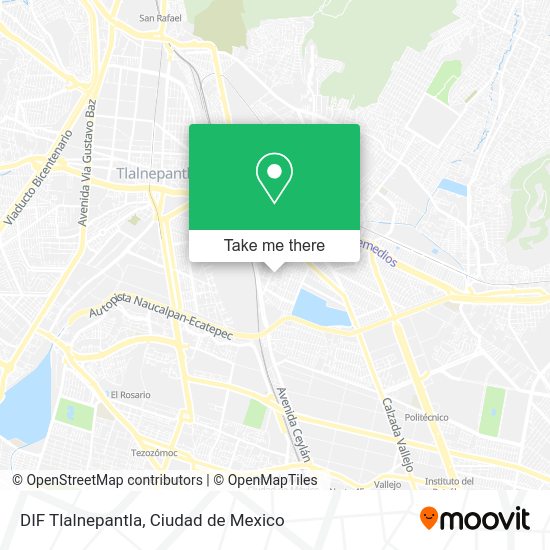 DIF Tlalnepantla map