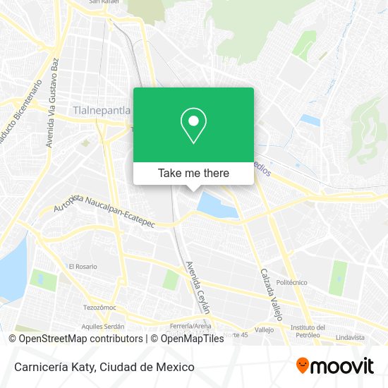 Mapa de Carnicería Katy