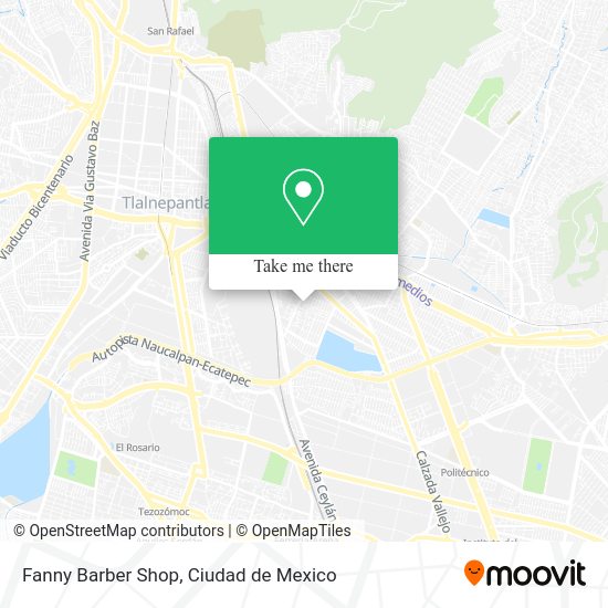 Fanny Barber Shop map