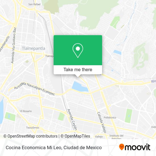 Cocina Economica Mi Leo map