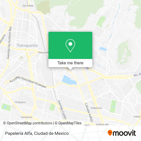 Mapa de Papelería Alfa