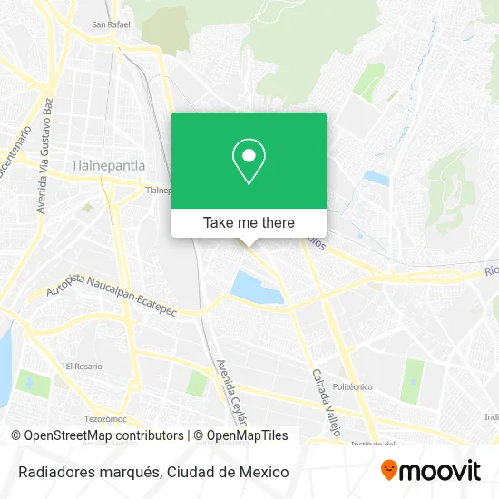 Radiadores marqués map