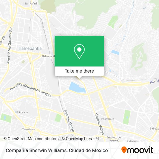 Compañia Sherwin Williams map