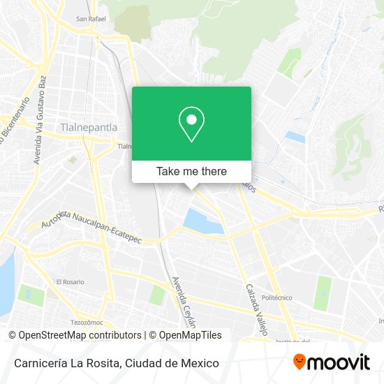 Mapa de Carnicería La Rosita