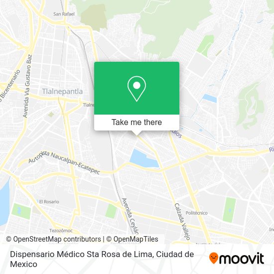 Mapa de Dispensario Médico Sta Rosa de Lima