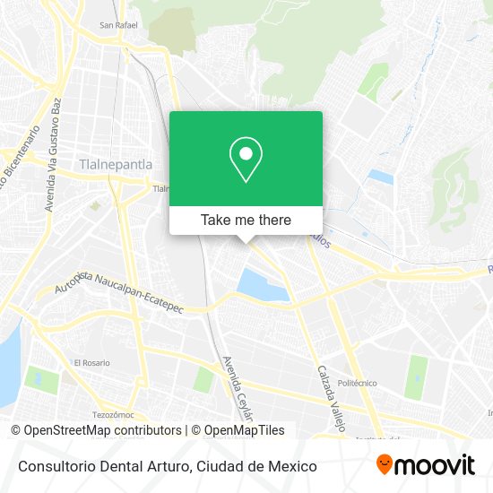 Mapa de Consultorio Dental Arturo