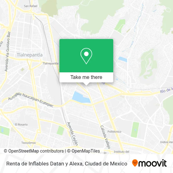 Renta de Inflables Datan y Alexa map