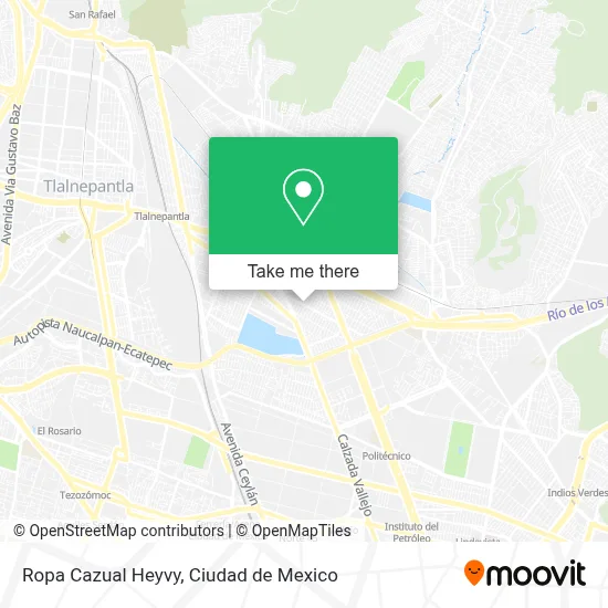 Ropa Cazual Heyvy map