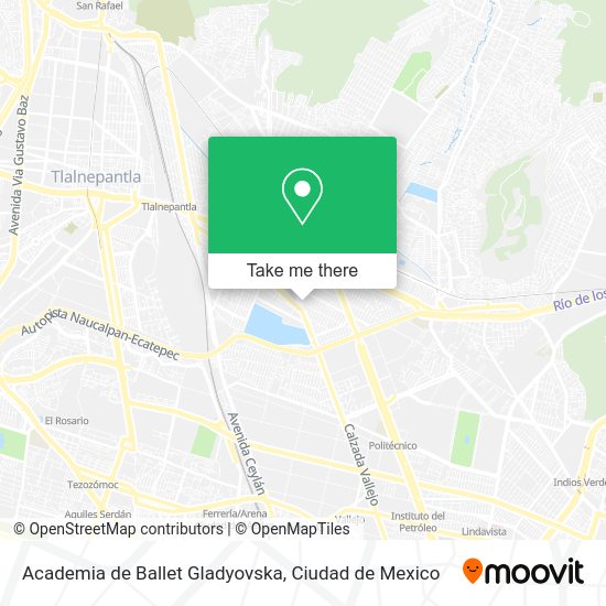 Academia de Ballet Gladyovska map