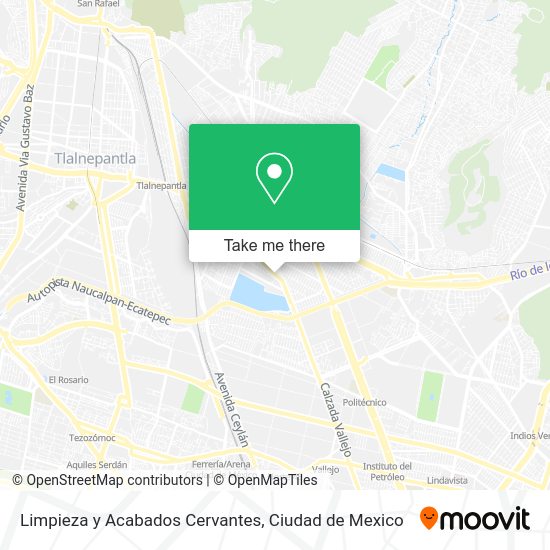 Mapa de Limpieza y Acabados Cervantes