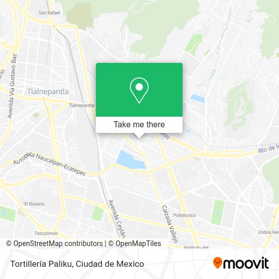 Tortillería Paliku map