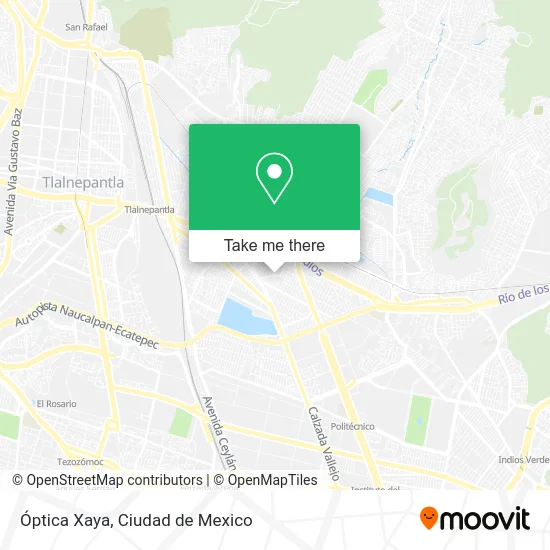 Óptica Xaya map