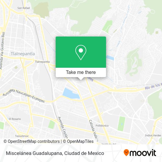 Miscelánea Guadalupana map