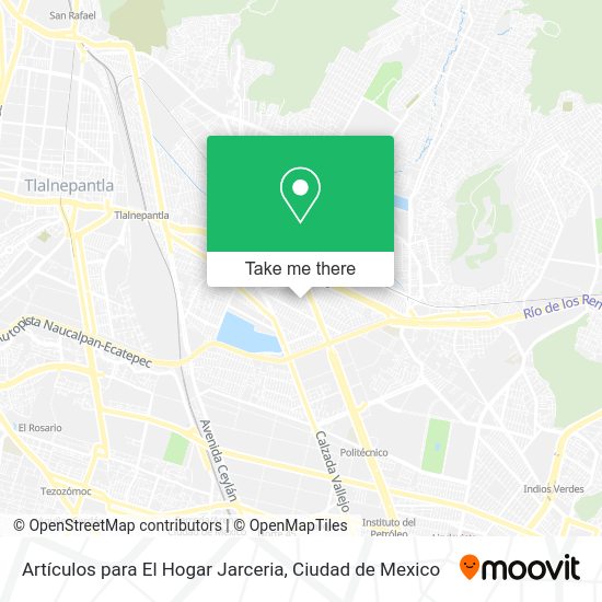 Artículos para El Hogar Jarceria map