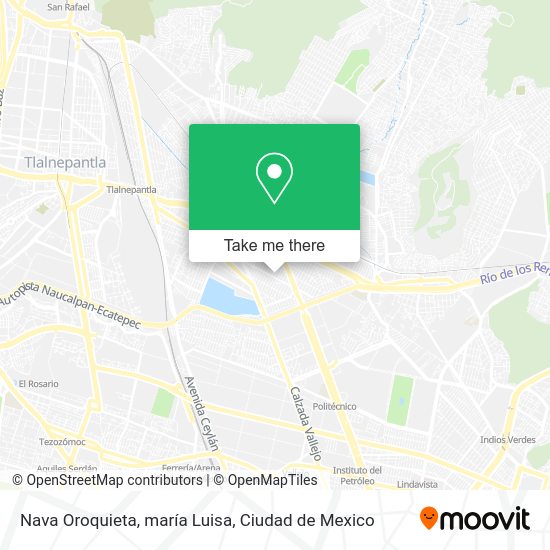 Nava Oroquieta, maría Luisa map