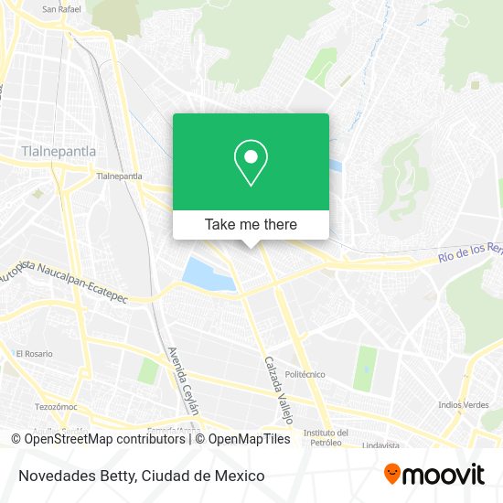 Novedades Betty map
