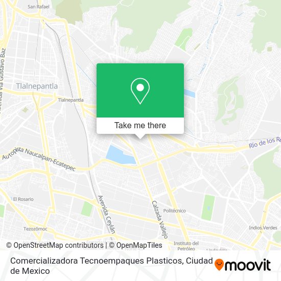 Comercializadora Tecnoempaques Plasticos map