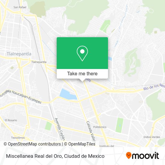 Miscellanea Real del Oro map