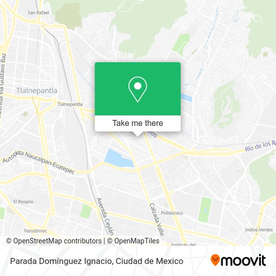 Mapa de Parada Domínguez Ignacio