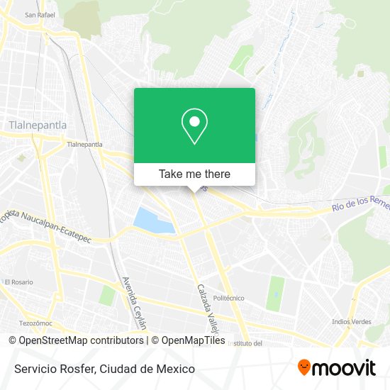 Servicio Rosfer map