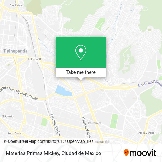 Materias Primas Mickey map
