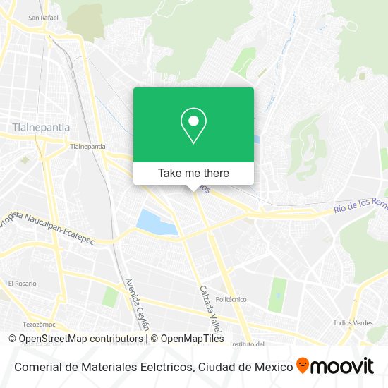 Mapa de Comerial de Materiales Eelctricos