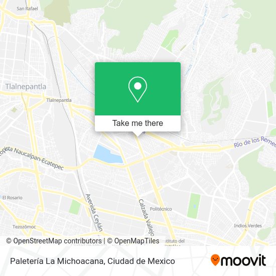 Paletería La Michoacana map