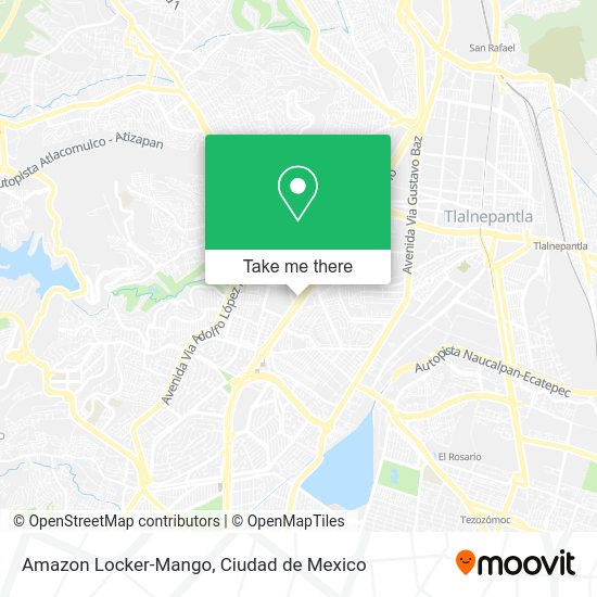 Amazon Locker-Mango map