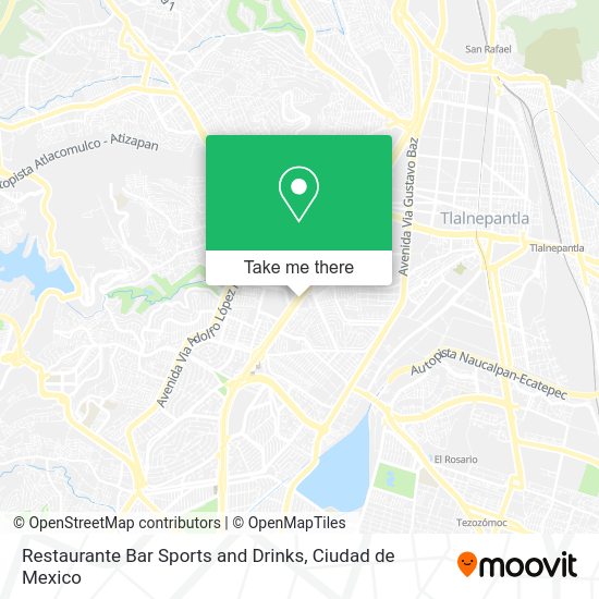 Restaurante Bar Sports and Drinks map
